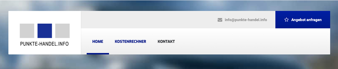 punkte-handel.info (Service eingestellt) Website Screenshot