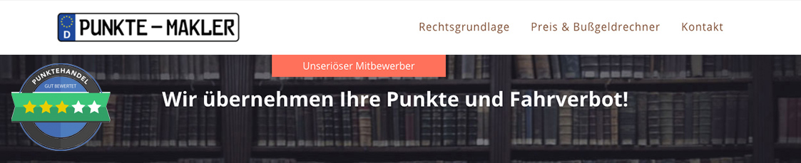 punkte-makler.com Website Screenshot