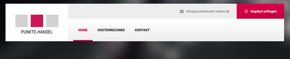 punktehandel-online.de (Service eingestellt) Website Screenshot