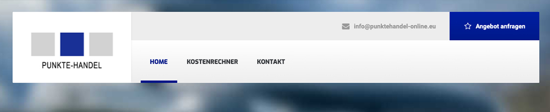 punktehandel-online.eu (Service eingestellt) Website Screenshot